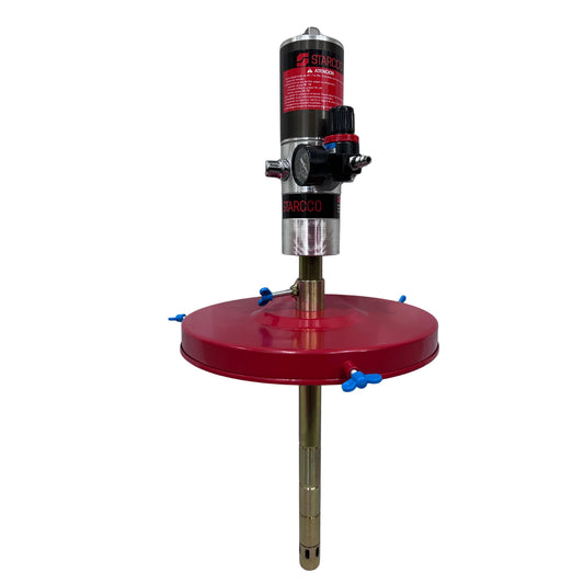 Engrasadora neumática para cubeta de 19 Kgs marca STARCCO