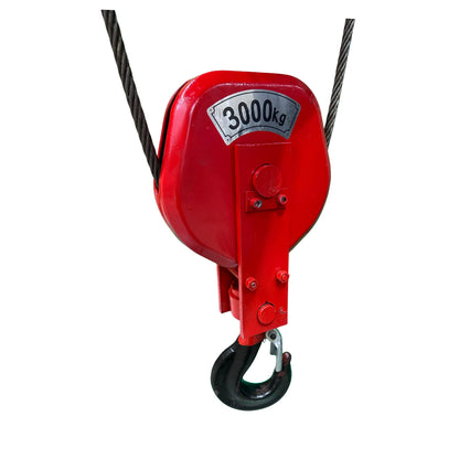 Polipasto Eléctrico de Cable 3 TON con Trole Integrado STARCCO WEHS-3-12