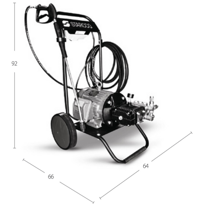 Hidrolavadora , Capacidad 7.5 HP , Trifasica , Basica , Presion 2900 PSI , MOD. HS75TB , STARCCO. - HNL INDUSTRIAL TOOLS